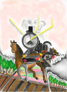 Dimensioni foglio: 24x33 cm Materiali: foglio liscio, matite colorate