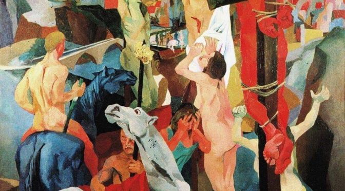 Una Crocefissione per ricordare la Liberazione